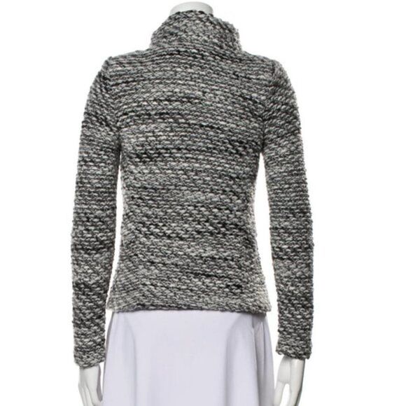 𝅺IRO Noaphina Tweed Leather Trim Coat - Picture 4 of 9